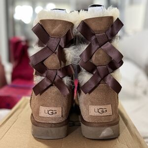 UGG Women's Brown and Cream Winter Boots